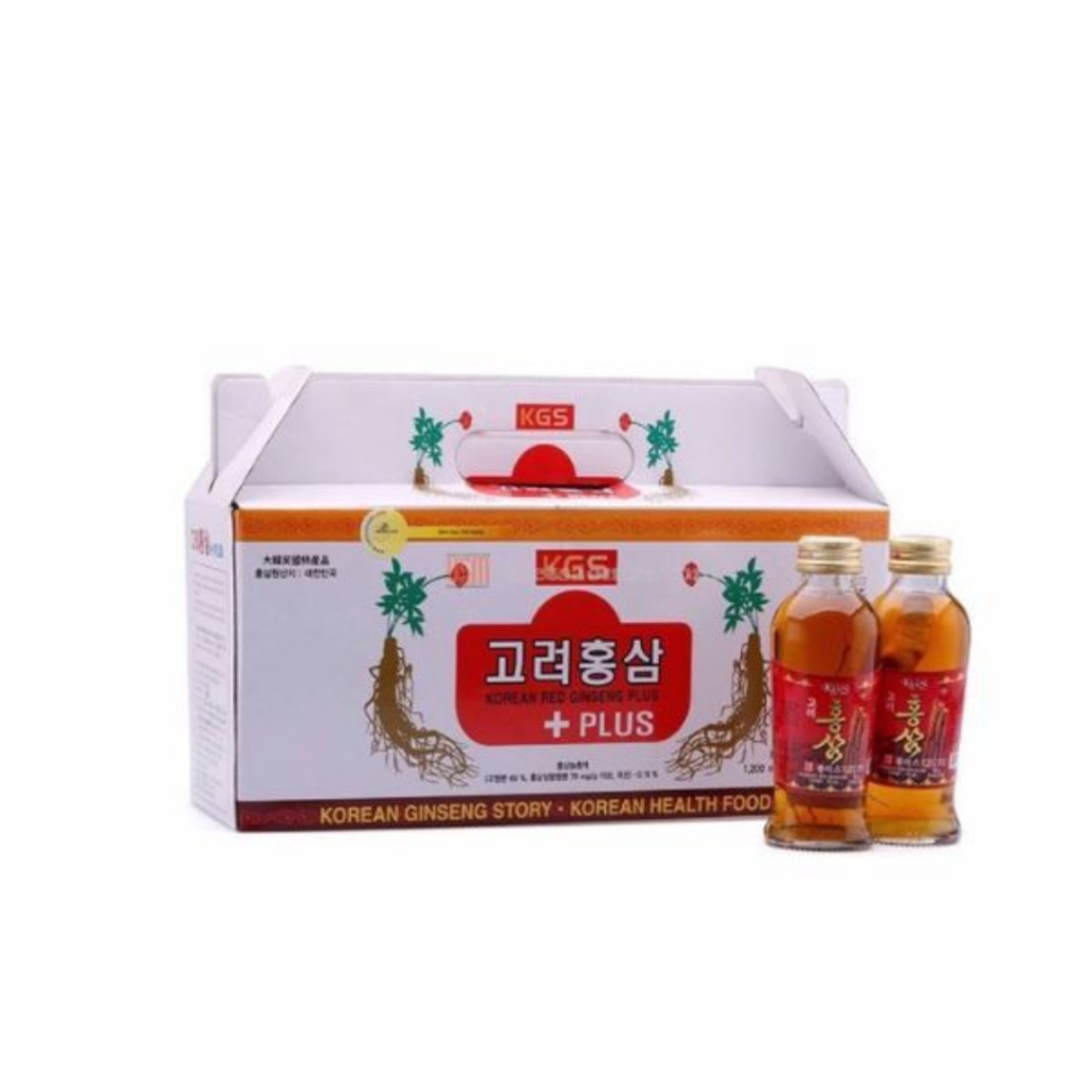 Nước Hồng Sâm Nguyên Củ Sâm ( 120ml x 10 chai )