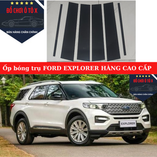 Ốp bóng trụ cửa xe ford explorer 2024 - 2012 hàng cao cấp, ốp trụ bóng ford explorer 2024 - 2012
