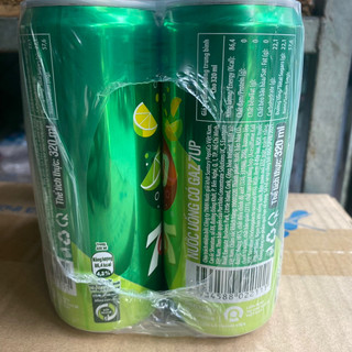 Lốc 6 Lon Nước Ngọt 7Up Lon 320ml