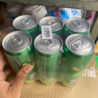 Lốc 6 Lon Nước Ngọt 7Up Lon 320ml