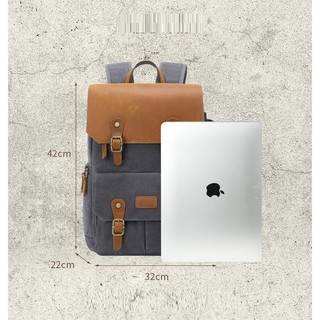 Balo máy ảnh chuyên dụng vải canvas.