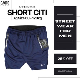 Quần short thun citi xanh co giãn 4 chiều big size 60-120kg