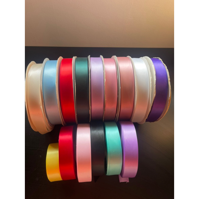 set 3m-lụa satin 2 mặt mềm, mịn 2,5cm