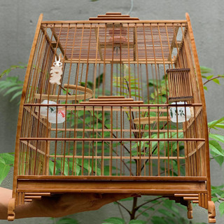 khung lồng chim chào mào tự ráp báng súng chất liệu trúc giá rẻ