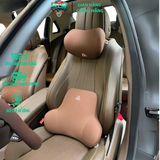 Gối Tựa Đầu Tựa Lưng Cao Cấp Phiên Bản Mới Nâng Cấp, Chất Liệu Vải Cotton Satin Và Cao Su Memory foam Mềm Mịn Mã BGX-03