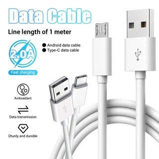  Dây cáp sạc USB Type C Micro sạc nhanh,dài 1m,2A dây sạc cổng,dành cho các điện thoại android lỗi 1 đổi 1 Bộ sạc 
