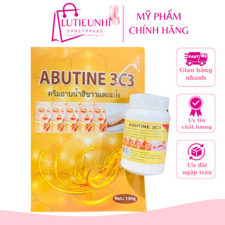 Combo Kem kích trắng + Gói tắm trắng Abutin 3C3