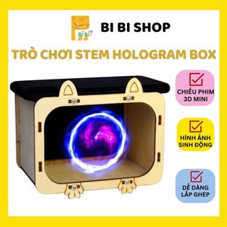 Hộp chiếu phim 3d - hộp máy chiếu hologram 3d - hộp chiếu phim điện thoại