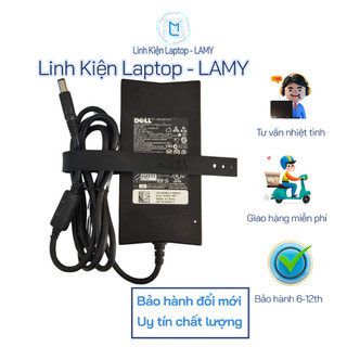 Sạc laptop dell chân to, chân nhỏ 19.5v - 4.62a 90wh - bảo hành 6 tháng - lỗi 1 đổi 1 - zin new - linh kiện laptop lamy