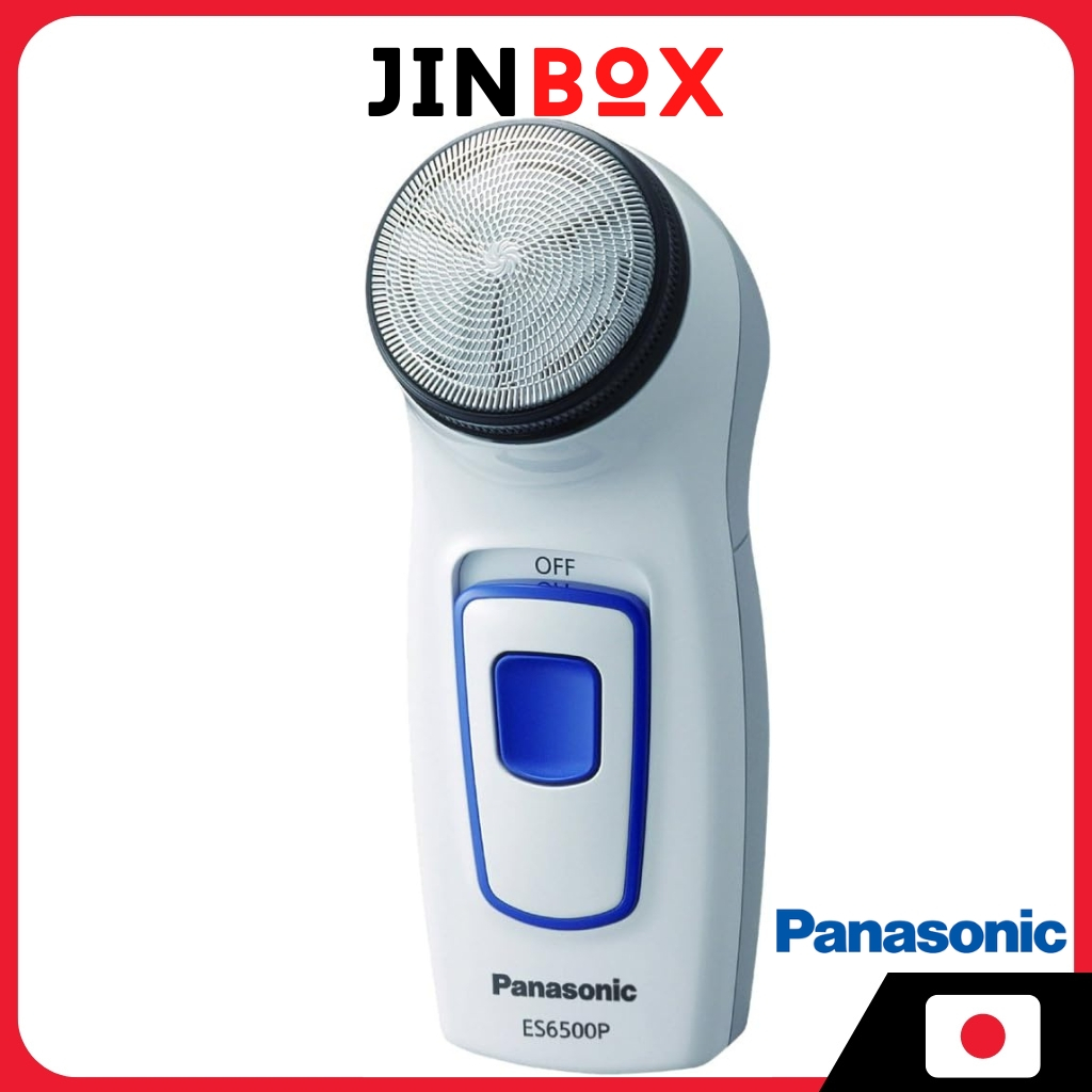 Máy cạo râu bằng pin Panasonic ES6500P-W màu trắng - Ship từ Nhật Bản