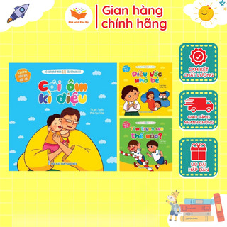 Sách - Bộ phát triển EQ đầu tiên cho bé Truyện tranh Ehon cảm xúc đầu đời 3 cuốn
