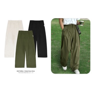 Quần Âu Xếp Ly NOCTURNAL Metal Dress Pants Nam Nữ Unisex Ống Rộng Local Brand