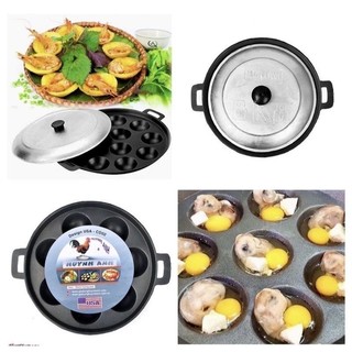 Khuôn bánh khot ,bánh bạch tuộc 8 lổ,10 lổ,12 lổ không dính Huỳnh Anh