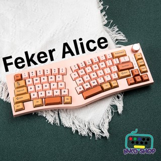 Bàn phím cơ Feker Alice | Type C | Núm xoay âm lượng | Hot swap | RGB