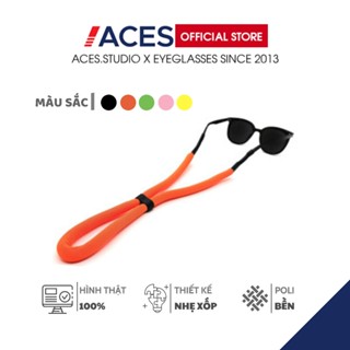 Dây Đeo Kính Tròn Dày 10mm Polyester Nổi Không Thấm Nước Cho Mắt Kính Lõi Xốp Bơi Lướt Lặn Thoải Mái - ACES