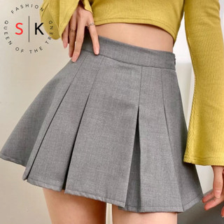 Chân Váy Xòe Xếp Ly To, Chân Váy Tenis Cạp Cao Lưng Cao Hack Dáng Chất Tuyết Mưa Cao Cấp Dễ Phối Đồ 3 Màu 8387-SK
