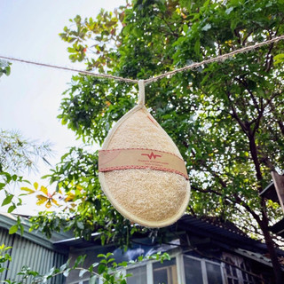 Bông tắm xơ mướp giọt nước Vi Lâm