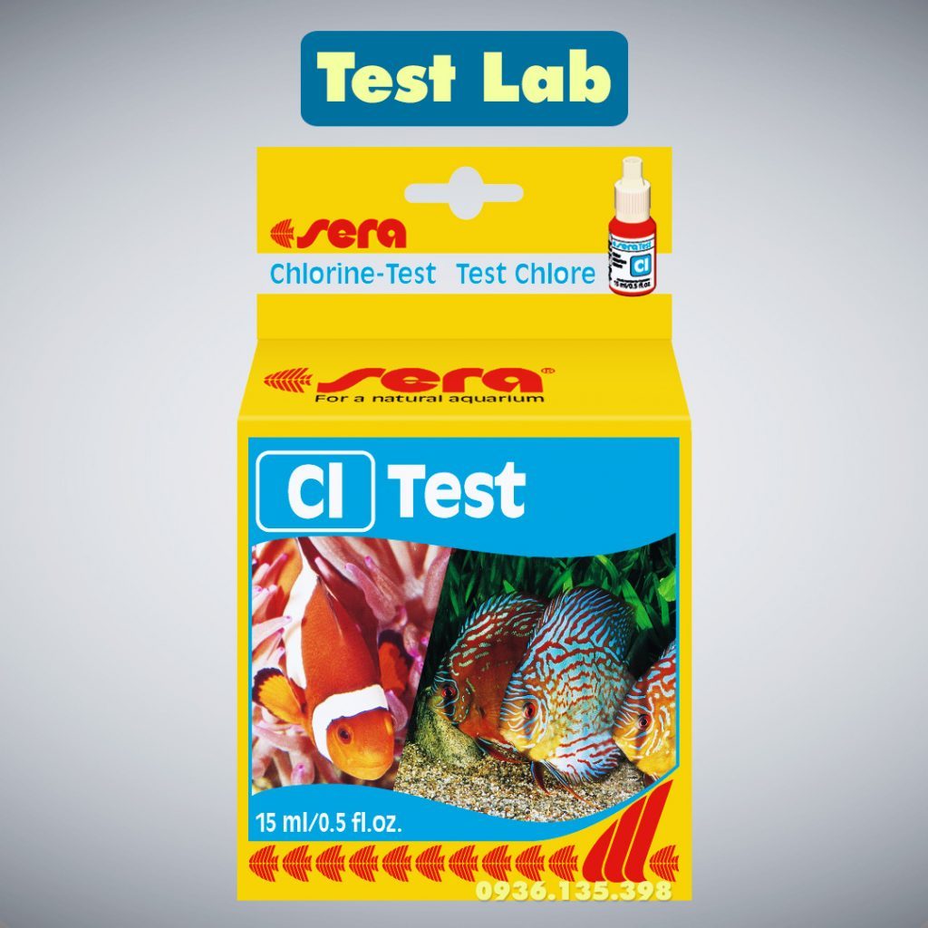 Test Cl (Clo) Sera – Kiểm tra nhanh nồng độ Chlorine (Clorin) trong nước