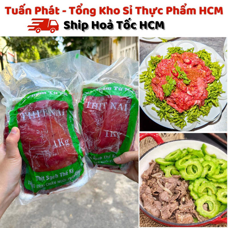 [Hoả Tốc HCM] Thịt Nai Phi Lê 1Kg - Nai Tươi Ngon Khánh Hoà - Chất Lượng Nhất - Giá Sỉ Rẻ Nhất  - Hải Sản Tuấn Phát