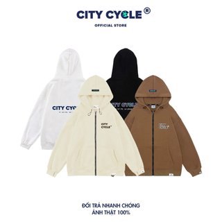 Áo khoác chống nắng hoodie zip Local Brand City Cycle nỉ cua form rộng oversize unisex