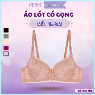 Áo Ngực Nữ Có Gọng Mút Mỏng Phối Ren Chất Su Cao Cấp - Áo Lót Nữ Có Gọng Mút Mỏng Họa Tiết Hoa CIBICI AN070