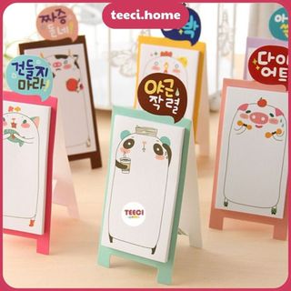 Sticker Hình Dán Giấy Note Hình Thú Cưng Hàn Quốc Dán Trang Trí Sổ Tay Nhật Ký Điện Thoại TEECI D059