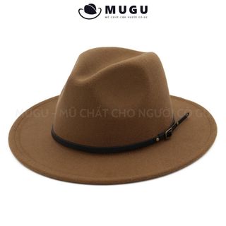 Mũ Phớt Nam Cổ Điển FN10 - Mũ Fedora Vành Rộng Phong Cách Cổ Điển và Họa Tiết Vintage | MUGU