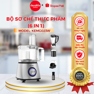MÁY CHẾ BIẾN THỰC PHẨM ĐA NĂNG 6 TRONG 1 DECAKILA (KEMG 023W)