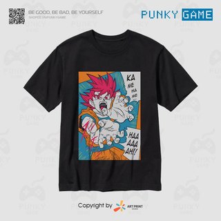 (Collections) Áo thun Dragon Ball GOKU Color Art (Black) ngắn tay