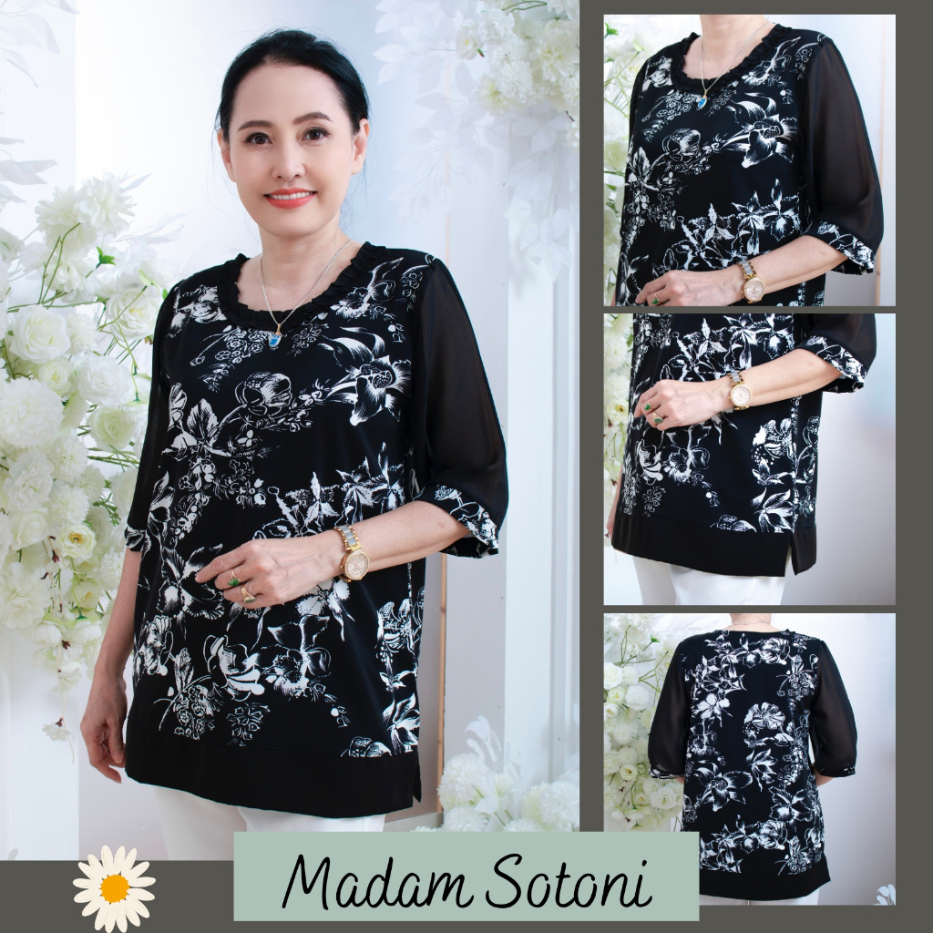 Madam Sotoni - Thời trang trung niên - Áo kiểu nữ trung niên - MGDVHT1104