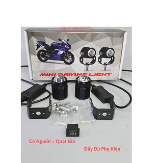 Đèn trợ sáng mini cốt vàng pha trắng