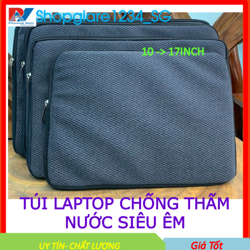 Túi chống sốc Chống Thấm Nước size từ 10 -> 17 inch-  Vải LƯỚI DÀY- Hàng gia công tận xưởng