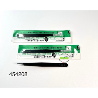 Nhíp thẳng đen pt.esd-12 455208 dùng gắp đá nail, sticker...