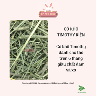 Cỏ Timothy Xanh, Thơm Nhiều Lá, Cành Ngắn Phù Hợp Cho Thỏ, Bọ Ú, Chuột Lang - Thỏ Đan Phượng