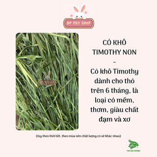 [HÀNG MỚI VỀ] Cỏ Timothy Lá Non Sấy Lạnh Phù Hợp Cho Thỏ Trưởng Thành, Bọ Ú, Chinchillas,...