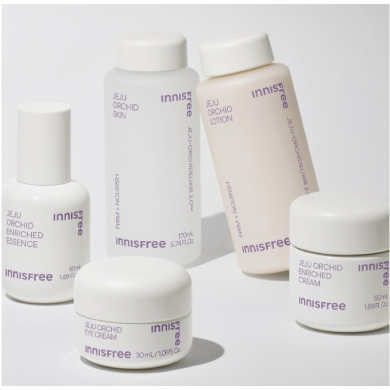 [CHÍNH HÃNG 100%] BỘ SẢN PHẨM CHỐNG LÃO HOÁ INNISFREE JEJU ORCHID SKIN CARE MẪU 2024
