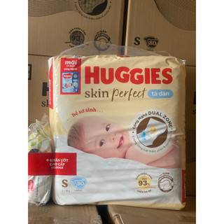 Tã dán sơ sinh Huggies Dry S 80 miếng + tặng 2 miếng