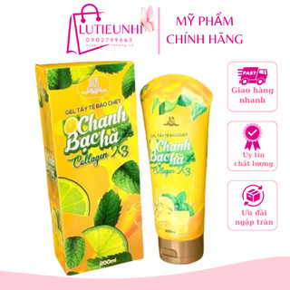 Tẩy tế bào da chết chanh bạc hà X3 Đông Anh