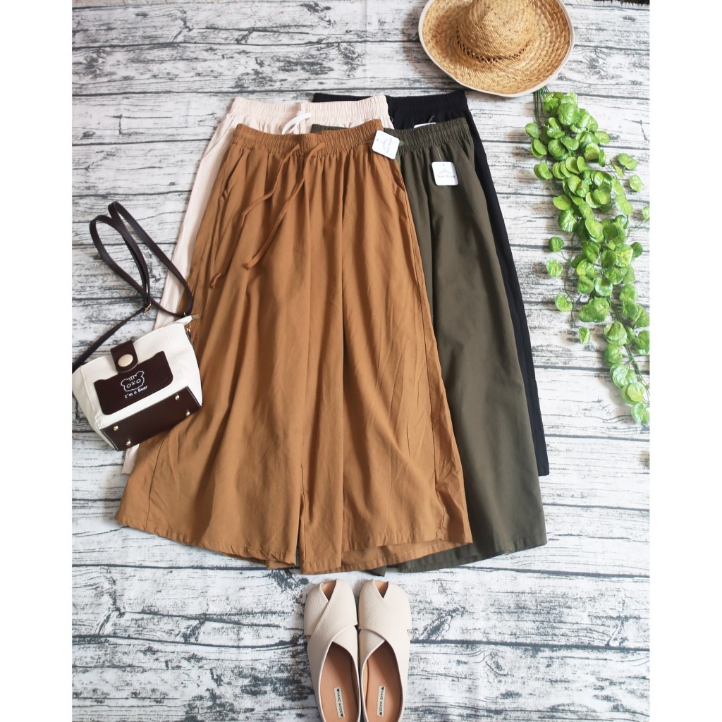 QUẦN VÁY CULOTTES DÁNG DÀI XÒE
