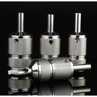 Tay cầm máy xăm thép không gỉ 25mm phong cách mới