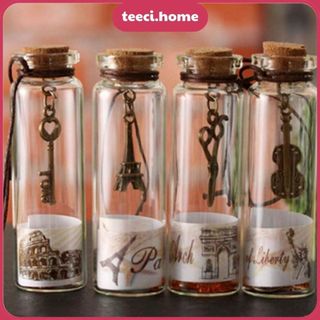 Lọ Điều Ước Thủy Tinh Trong Suốt May Mắn Phong Cách Vintage Lọ Ước Làm Quà Tặng Trang Trí D083