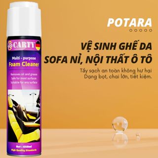 Vệ Sinh Nội Thất Oto - Vệ Sinh Sofa - Tẩy Ghế Da Ô Tô - Bọt Làm Sạch Ghế Nỉ - PH Trung Tính CARTY
