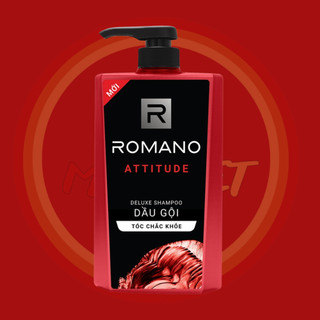 Dầu gội Romano hương nước hoa Classic/ Attitude/ Force/ Gentleman 650g/chai - 4 mùi hương Nam Tính Cao Cấp