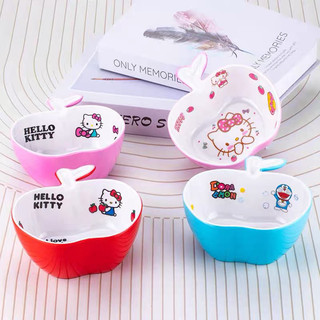 Chén hình trái táo Hello Kitty - Doremon Doraemon - Elsa - Peppa