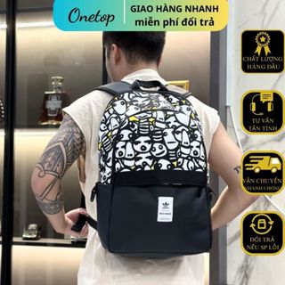 Balo Adidas Originals [ Cao cấp ] chống thấm nước tốt , Balo laptop thể thao nam nữ họa tiết có nhiều ngăn chứa