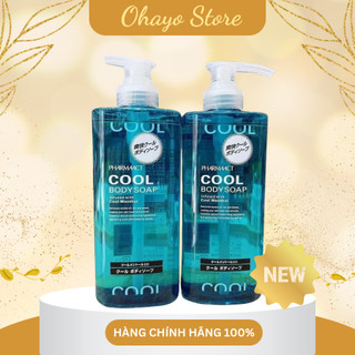  Sữa Tắm Nam Pharmaact  Cool Hàng Nhật Nội Địa  550ML vị bạc hà Mát Lạnh for Men 