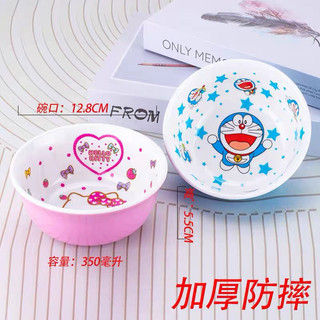 🌸𝐓𝐀̣̆𝐍𝐆 𝐐𝐔𝐀̀🌸 Chén tròn dày 2 lớp Hello Kitty - Doremon Doraemon