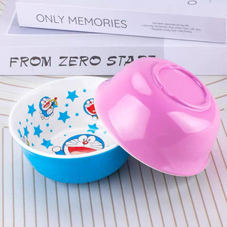🌸𝐓𝐀̣̆𝐍𝐆 𝐐𝐔𝐀̀🌸 Chén tròn dày 2 lớp Hello Kitty - Doremon Doraemon