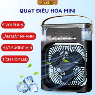Quạt điều hoà hơi nước mini, quạt phun sương để bàn 600ml