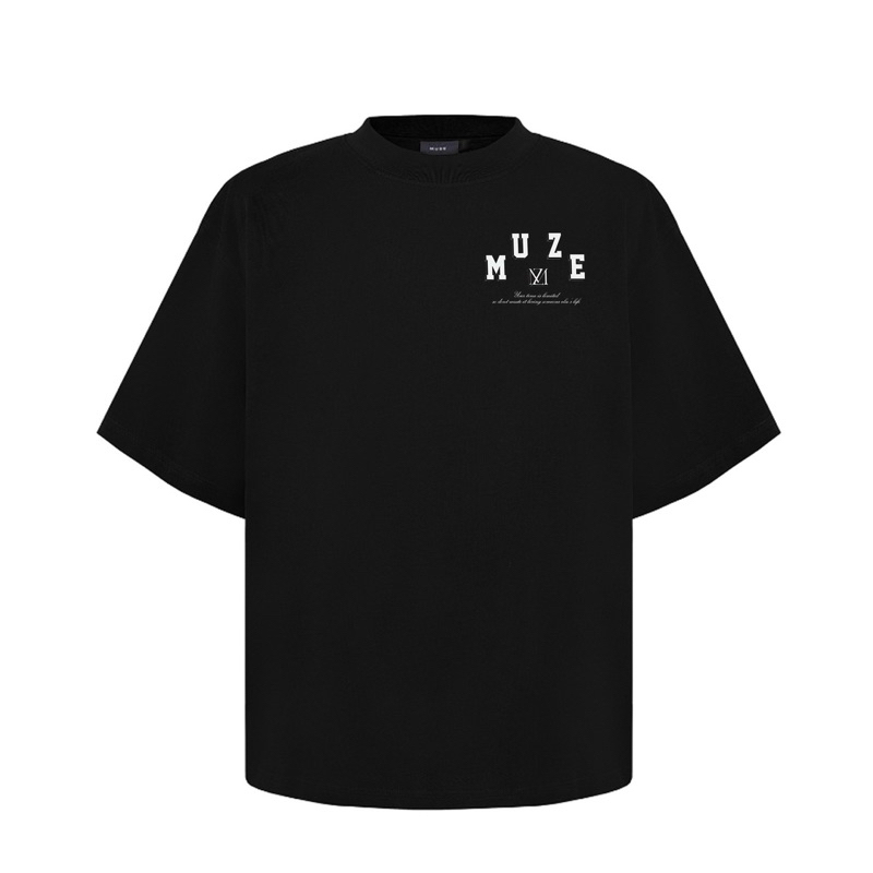 MUZE " JERSEY " T-SHIRT // Áo thun form boxy